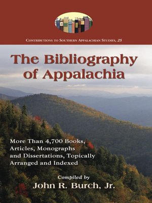 The Bibliography of Appalachia - ebook